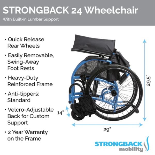 Strongback 24 wheelchair